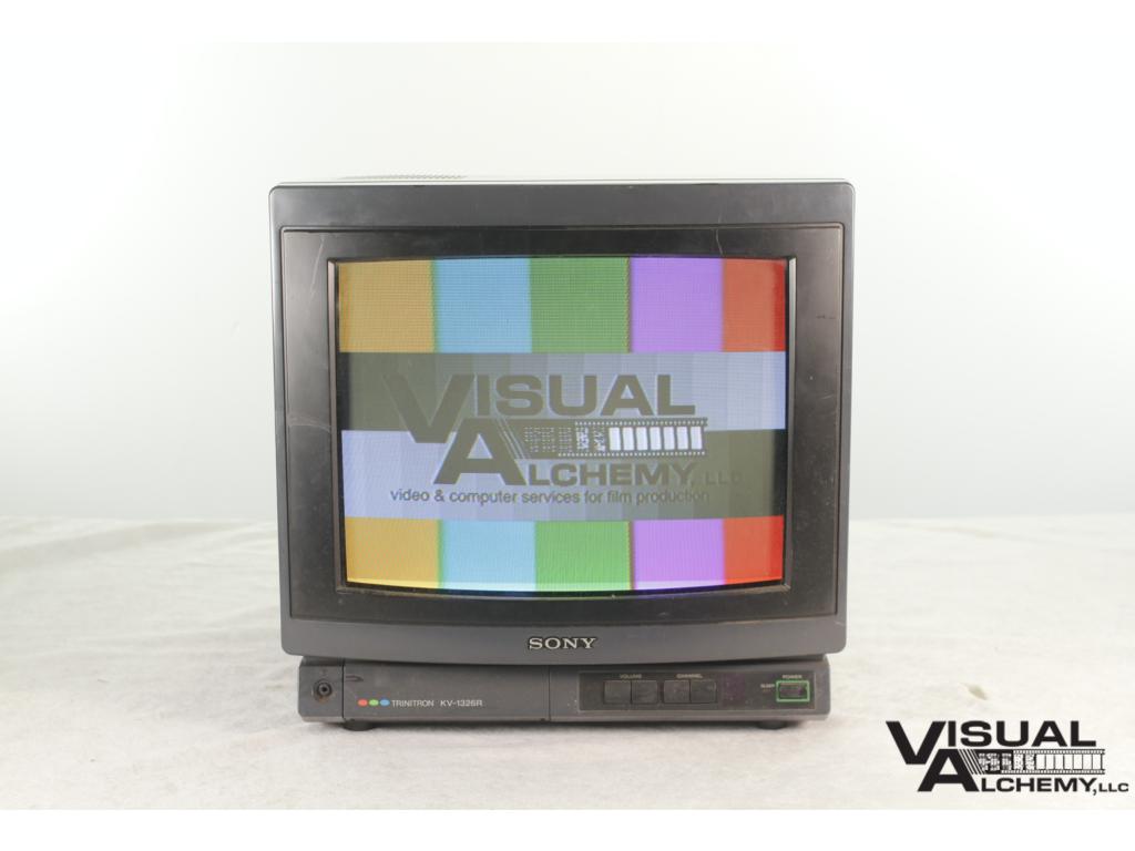 Vintage Sony Trinitron KV-1326R Color Tube TV 13 factory