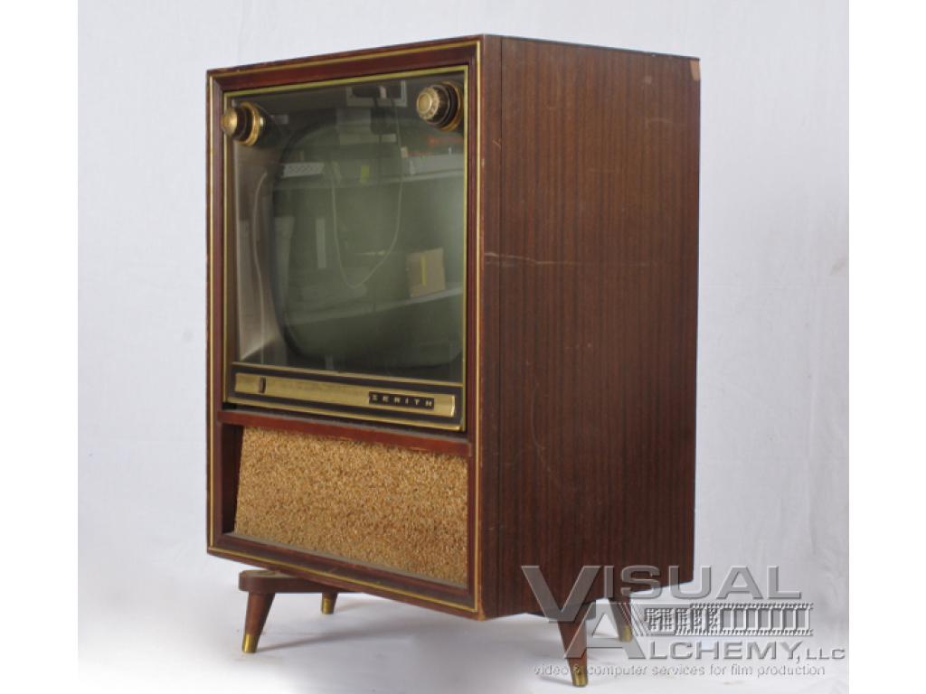 1958 20" Zenith A2251R Wood Console 29