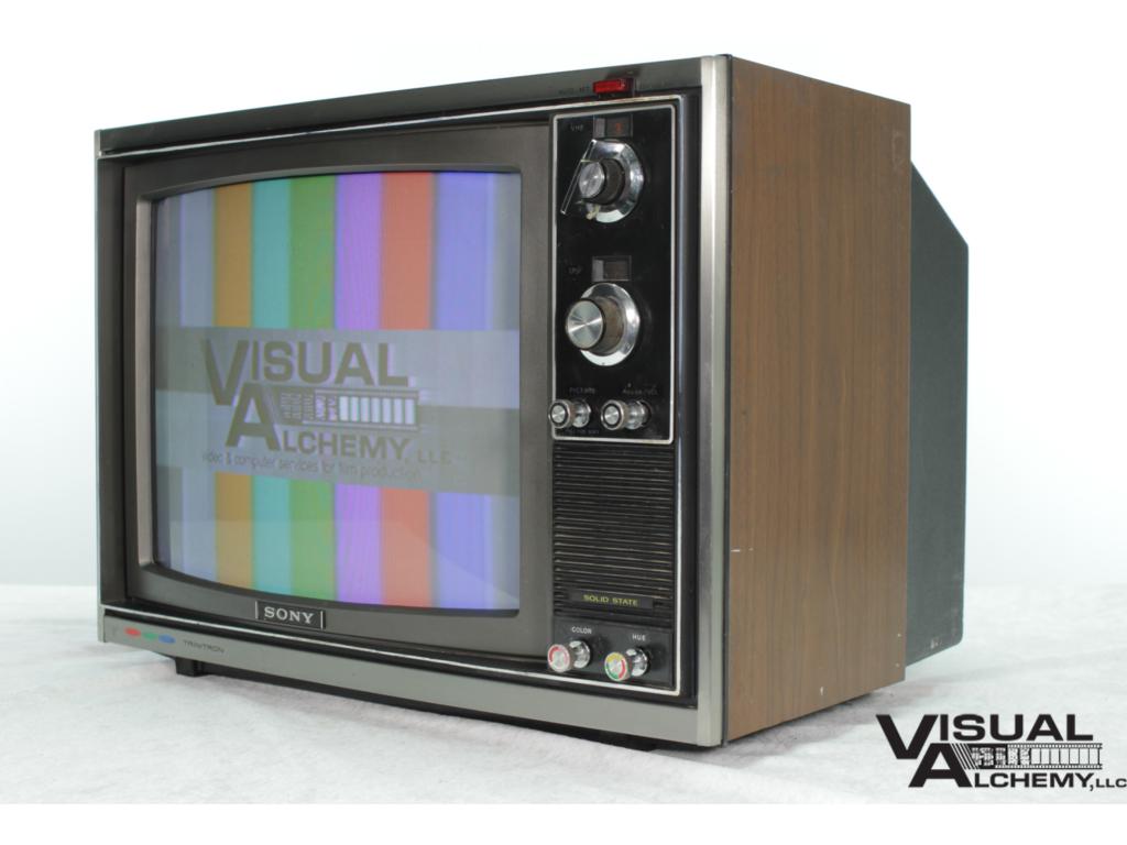 1972 17" Sony KV-1710 Trinitron Color TV 68