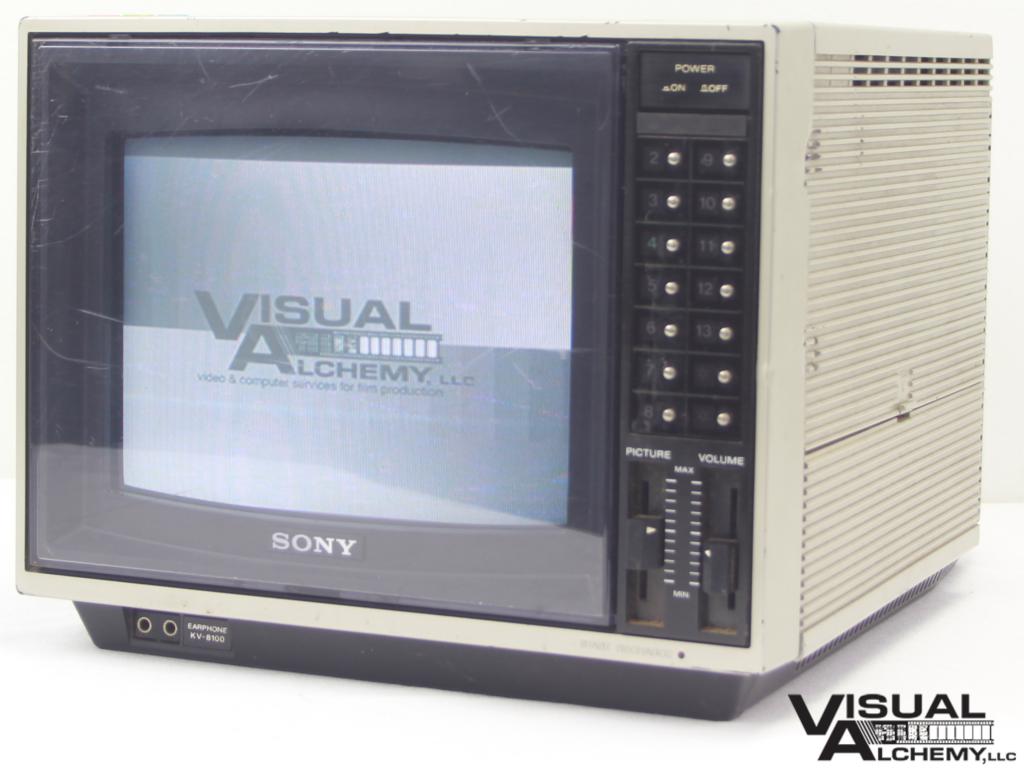 1982 8" Sony Trinitron TV KV-8100 111