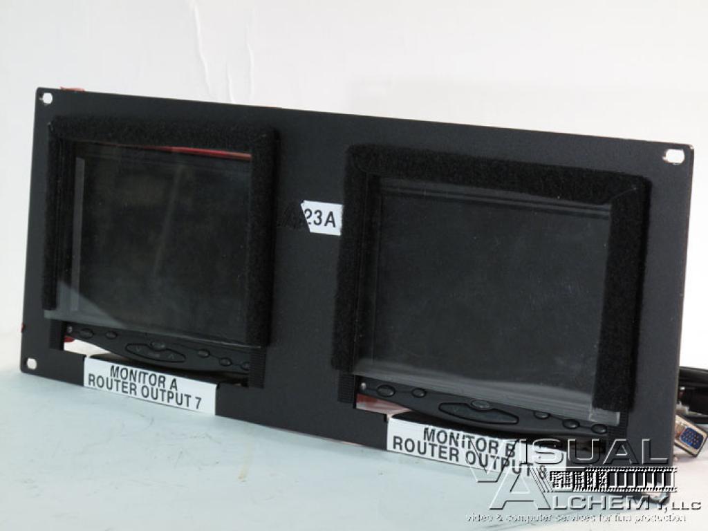 7" Lilliput Twin VGA Monitors 89