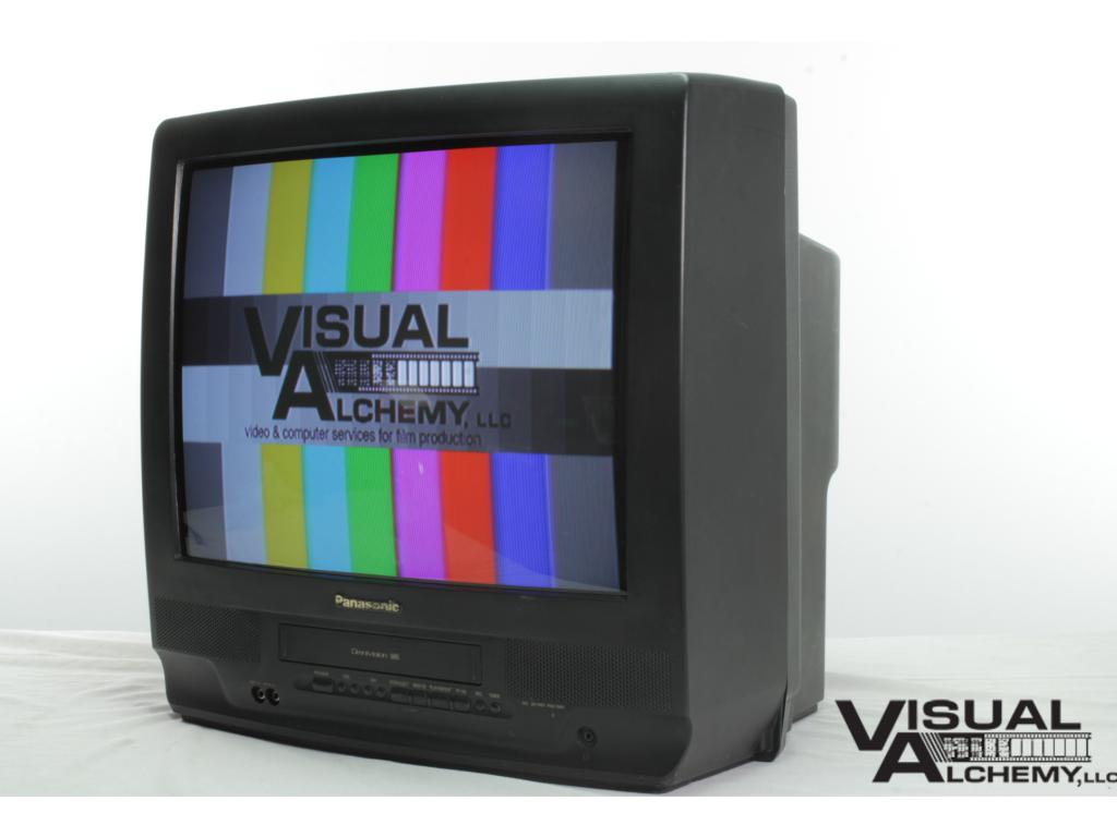 2001 20" Panasonic PV-C2011 VHS Combo 220